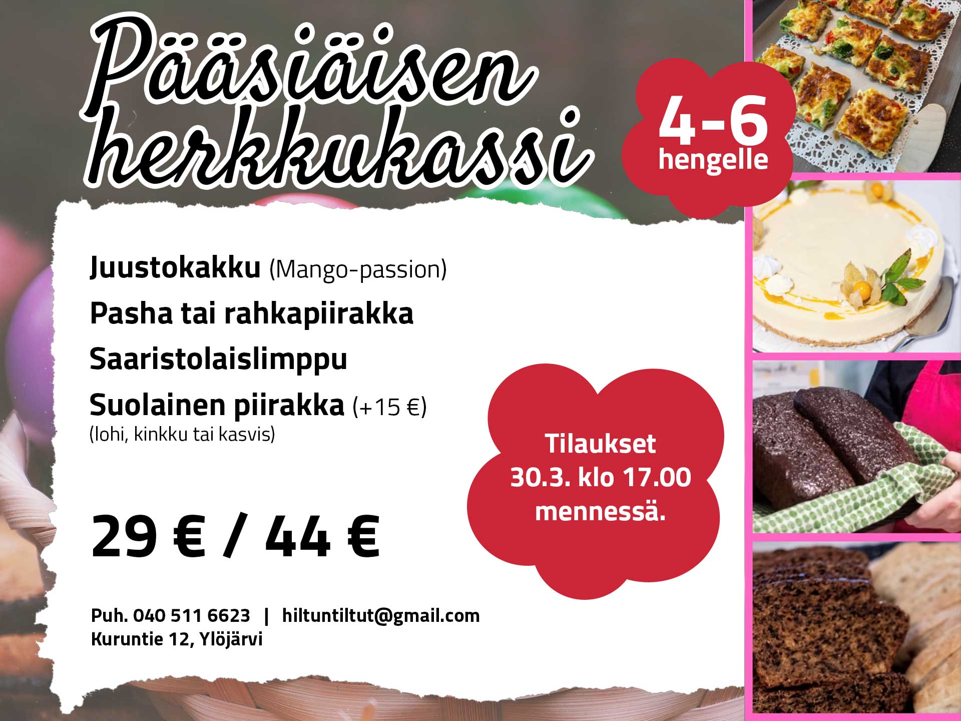 Pääsiäisen herkkukassi